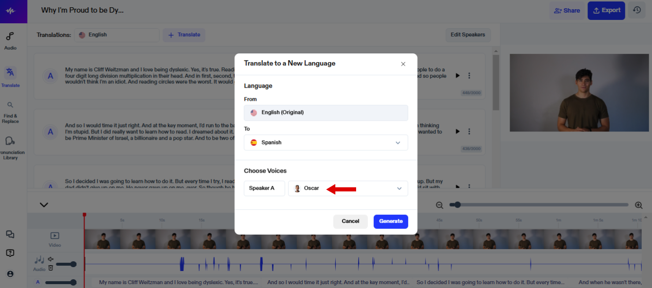 Generate Spanish AI Voice